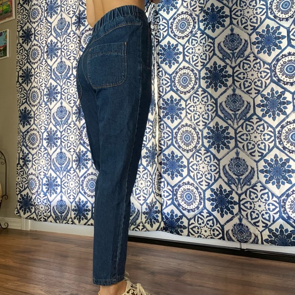 High waisted baggy unique mom jeans - Picture 4 of 16
